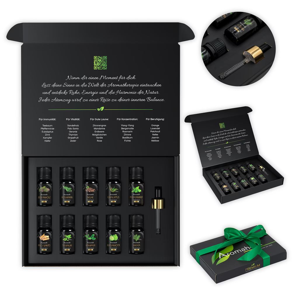 Gesundheitsset für Ihn – 10 Premium-Öle