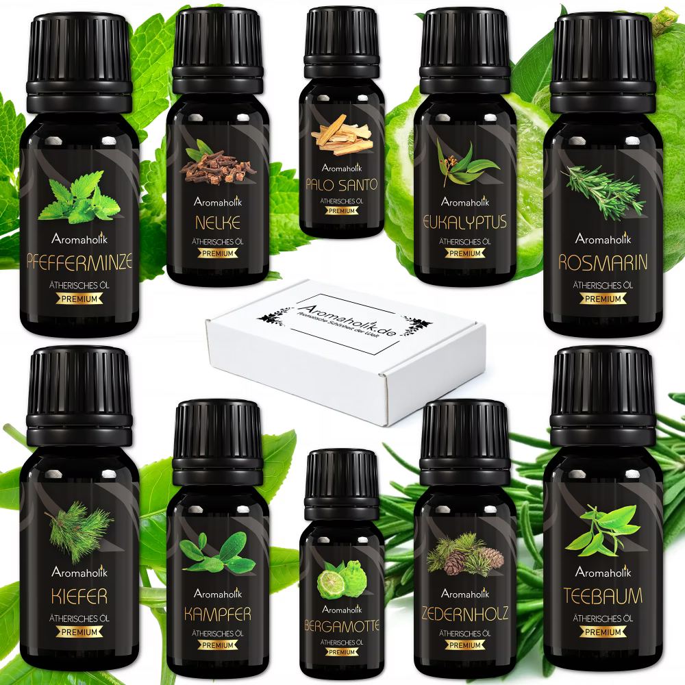 Männer-Set – 10 ätherische Öle