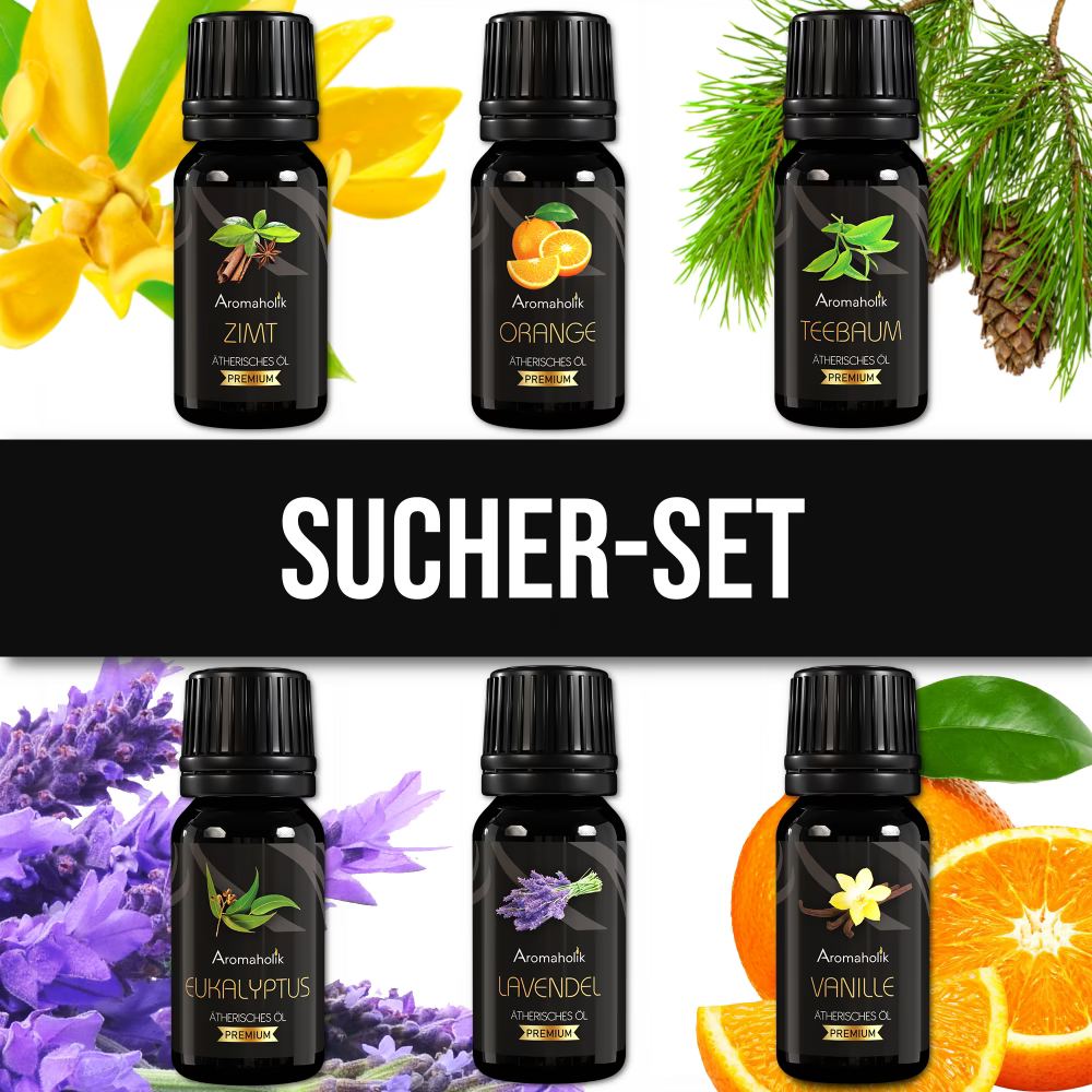 Sucher-Set – 6 ätherische Öle