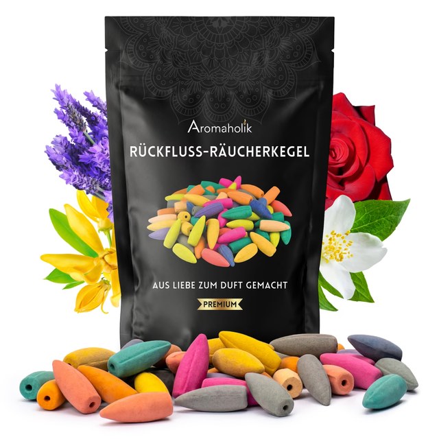 Rückfluss Räucherkegel Mix Duft 10 Sorten