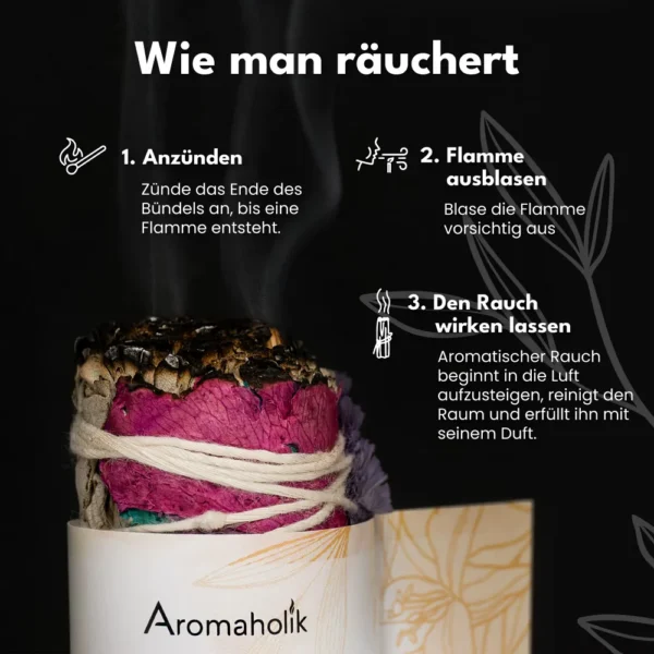 Weißer Salbei 7 Chakren (Bund 13cm)