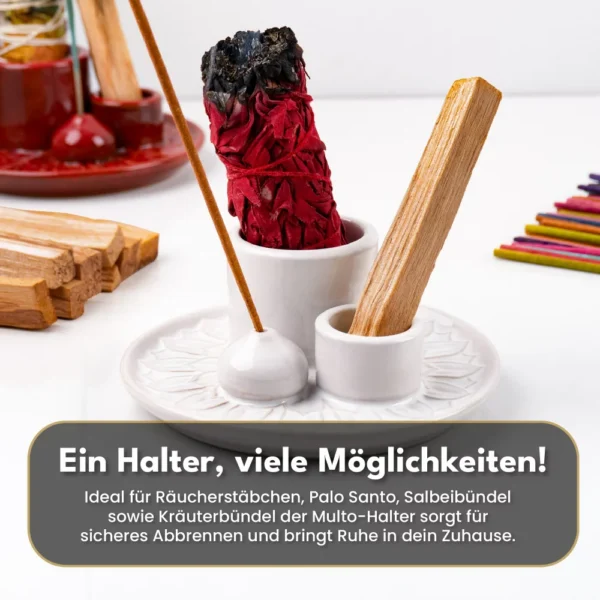 Multo™ Untersetzer - Für Räucherstäbchen 3 in 1